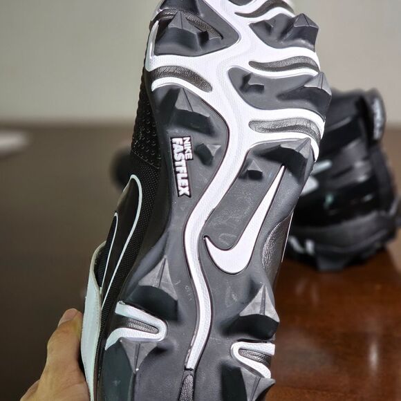 Nike Force Trout 7 Keystone Black White Baaeball Cleats Size 13 Shoes CT0831 005 - Picture 11 of 12